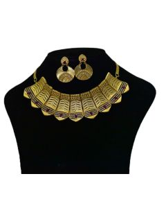 NEW BRASS GOLD PLATED JEWELLERY SET 25
