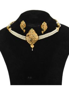 GOLD PLATED CHOCKER SET